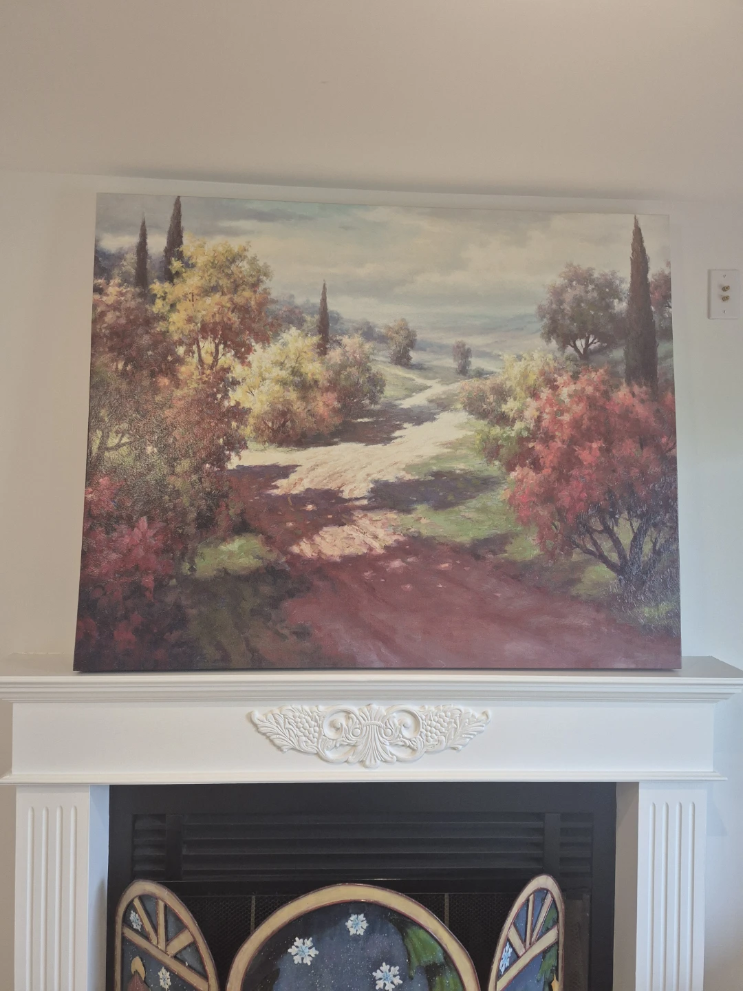 Tuscan Landscape Canvas Art 40in x 50in wide