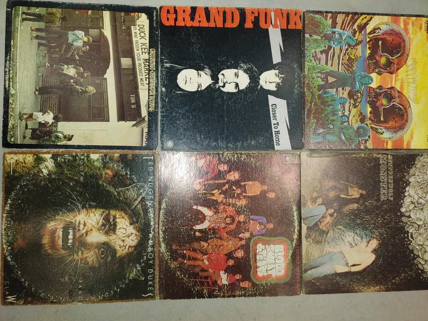 Collection of 15 Classic Rock and Roll Vinyl Records