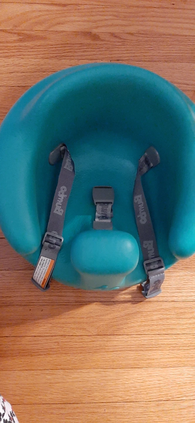 Bumbo Teal baby feeding seat