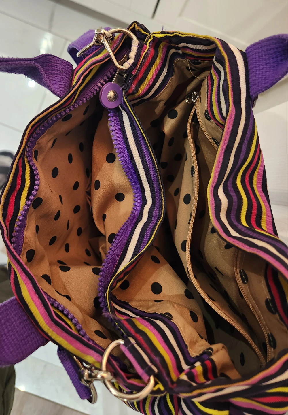 Magconning Striped Crossbody Bag (kipling style) - photo 2