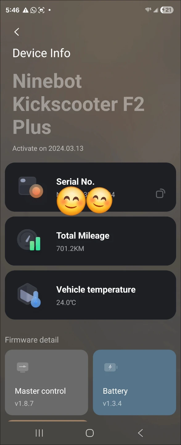 Segway Ninebot F2 Plus Electric Scooter - Dark Grey - photo 2