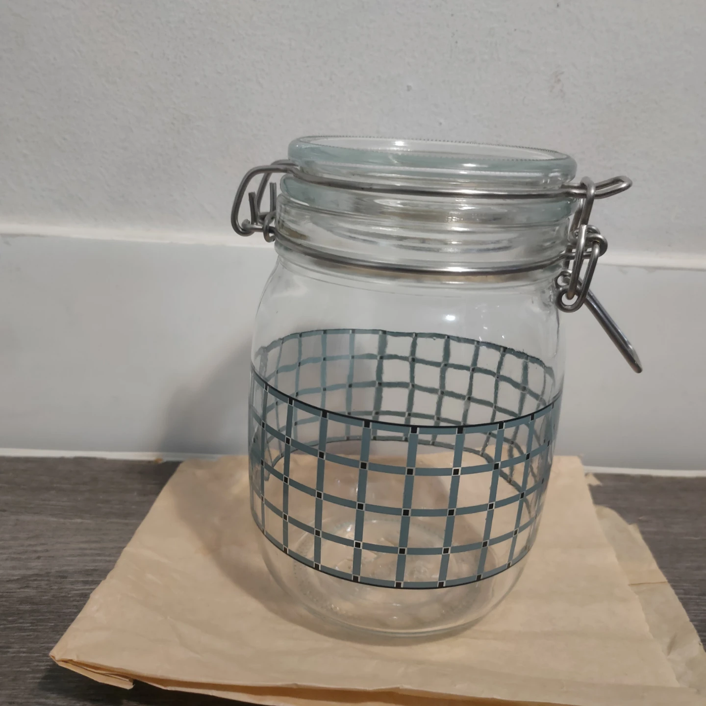 IKEA Glass Storage Jar with Clip Lid