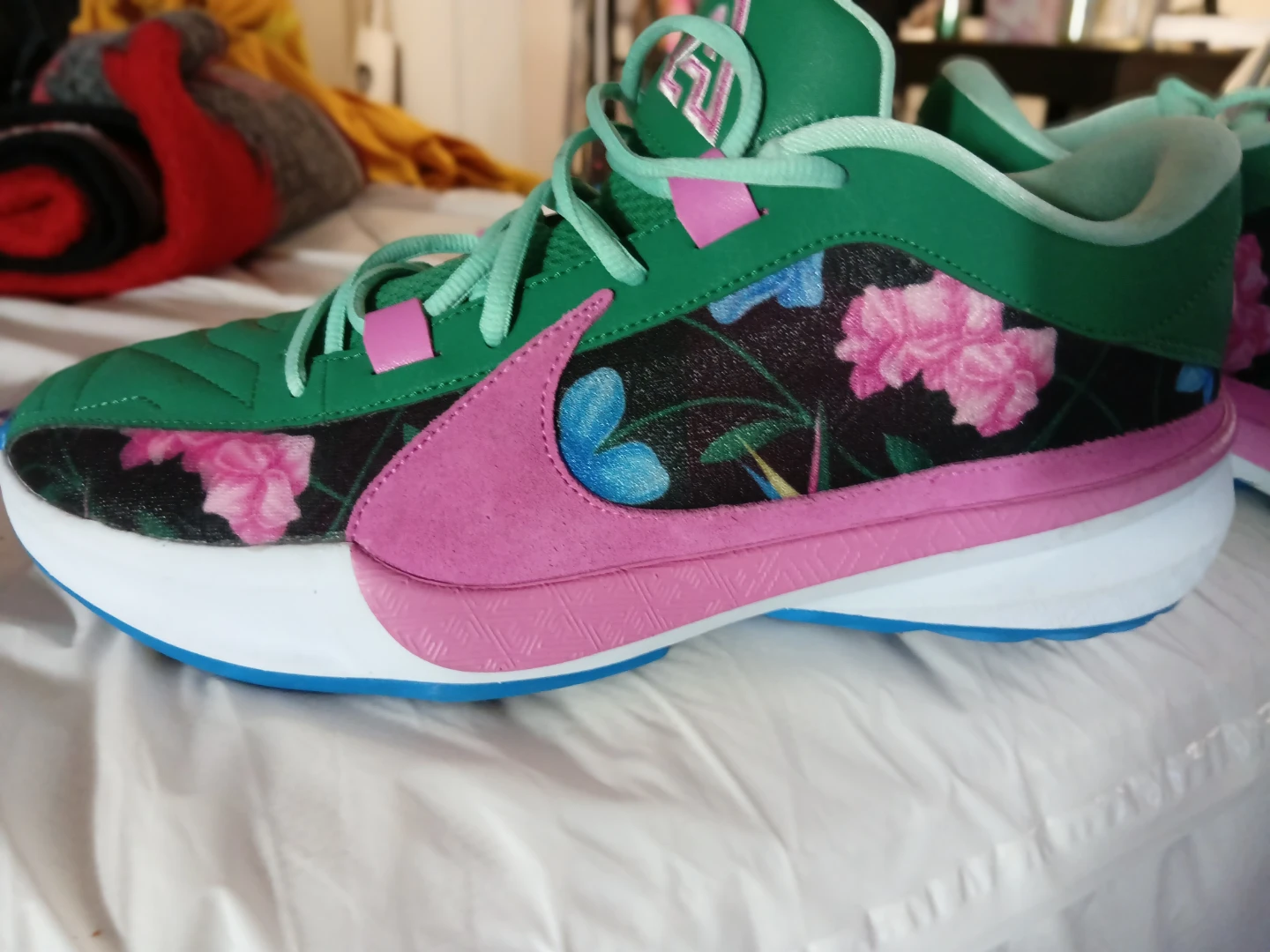 Nike Zoom Freak 3 "Floral" Basketball Shoes - photo 4