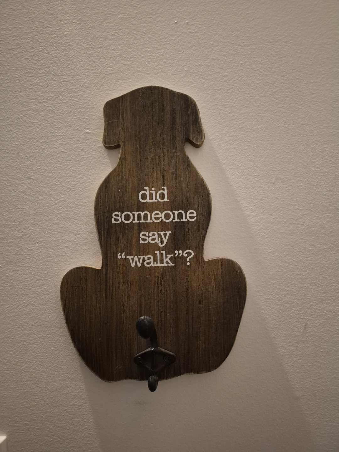 Wooden Dog Leash Holder