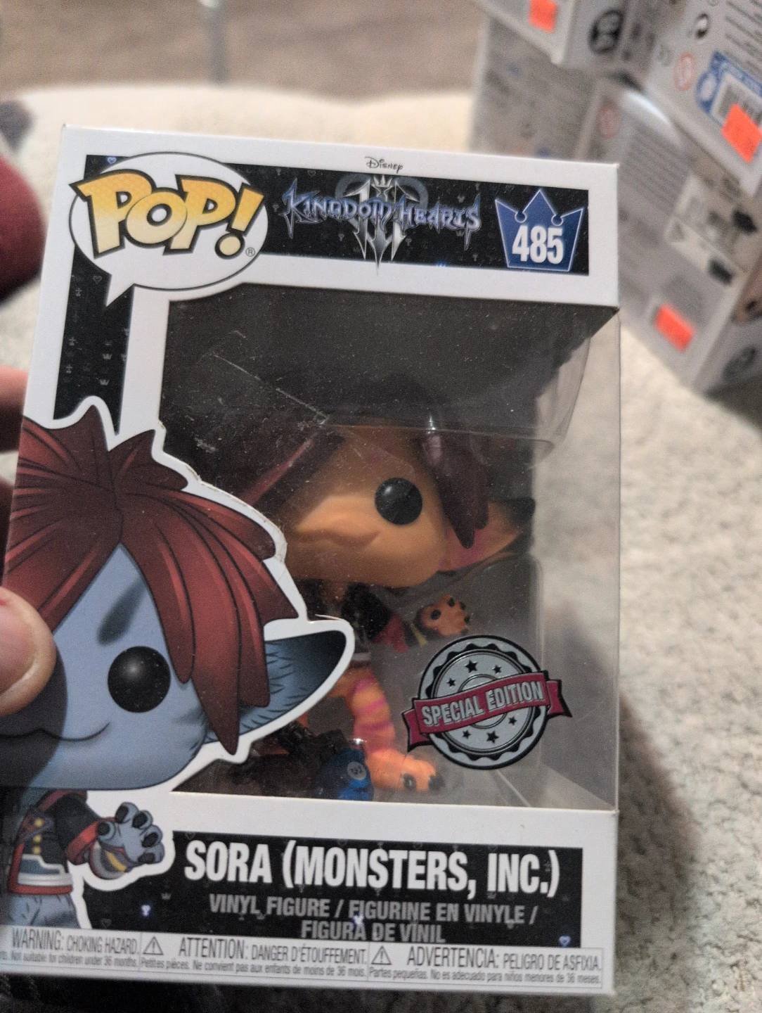 Funko Pop! Kingdom Hearts III Sora (Monsters, Inc.) Vinyl Figure