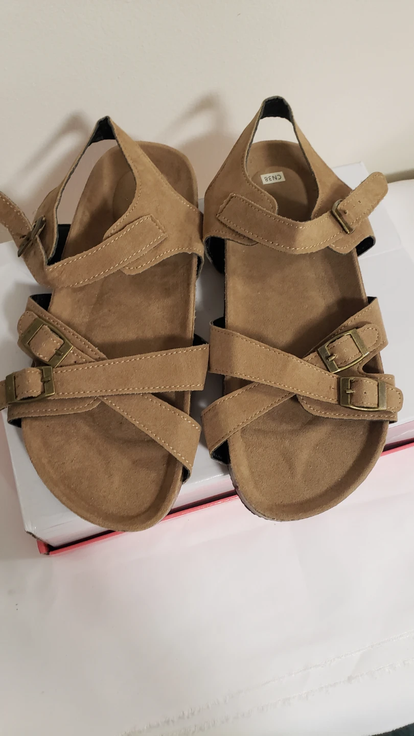 Brand new Open Toe Buckle Strap Sandals Size 7,5 -8