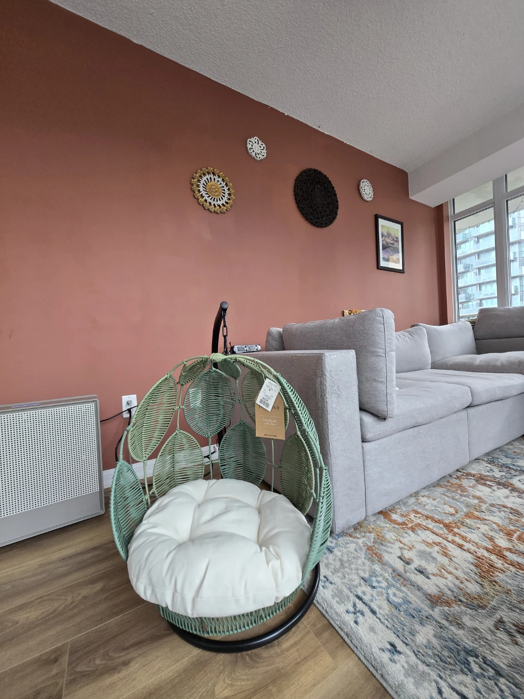 Dog Cat Hanging Egg Chair with Cushion - photo 2