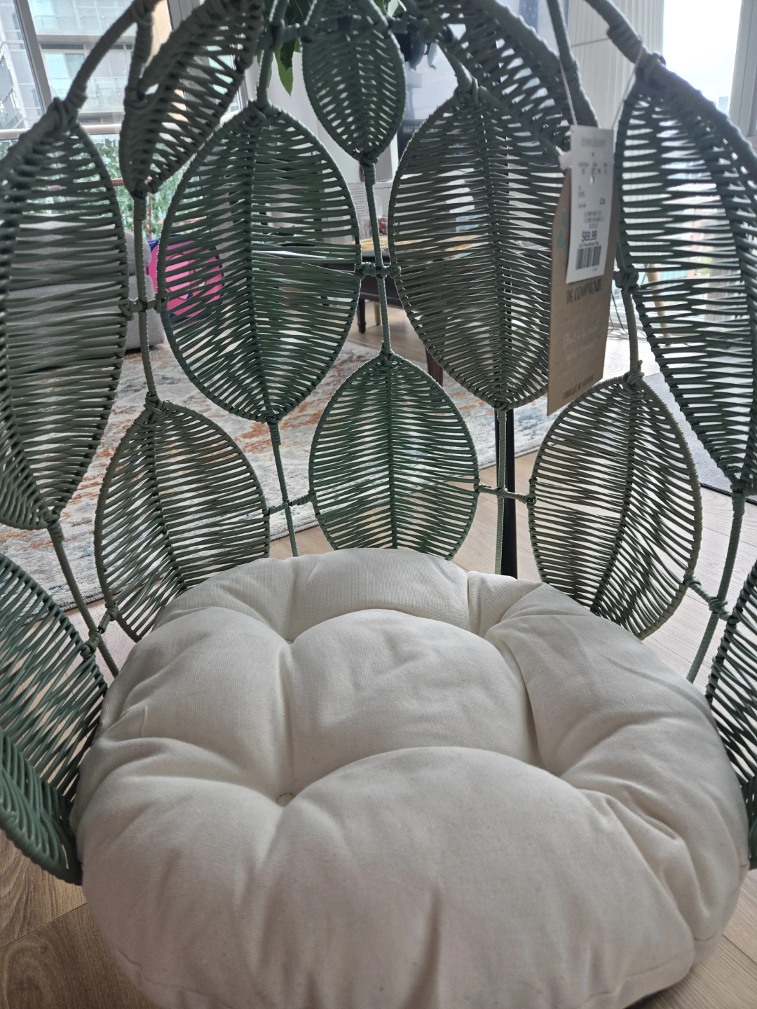 Dog Cat Hanging Egg Chair with Cushion - photo 3