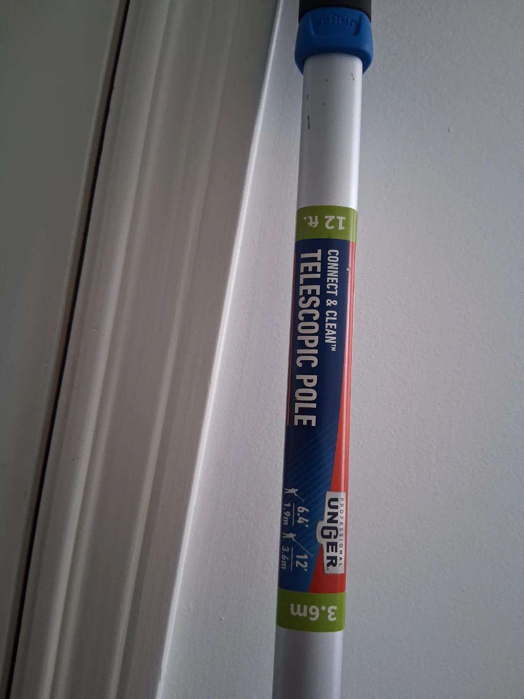 Unger Connect & Clean Telescopic Pole 12 ft