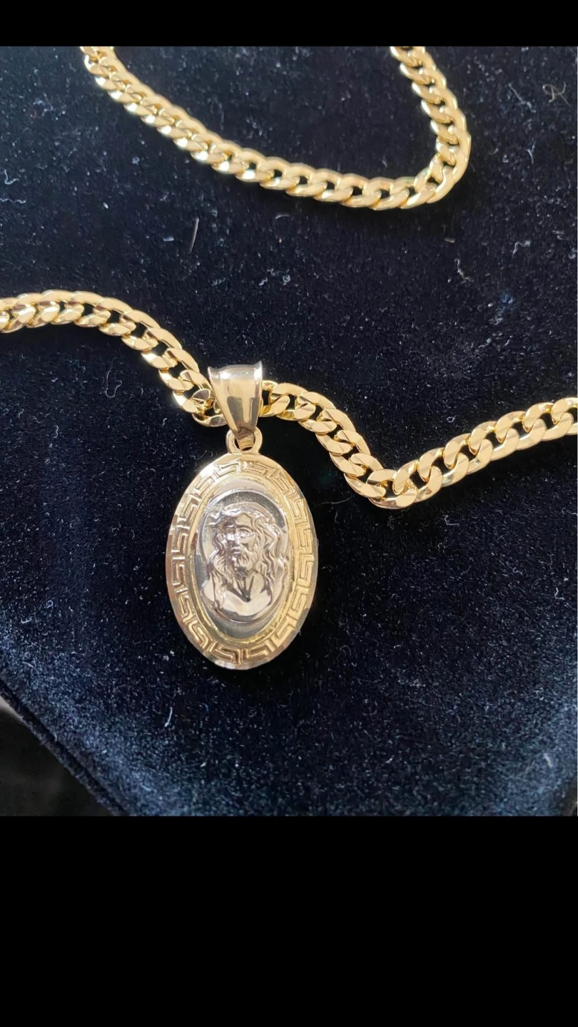 Cuban Link Chain And Bracelet set - photo 2