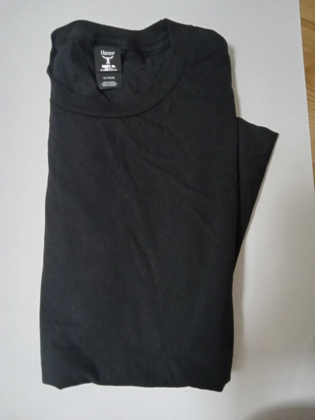 Hanes Beefy-T XL Black T-Shirt - photo 2