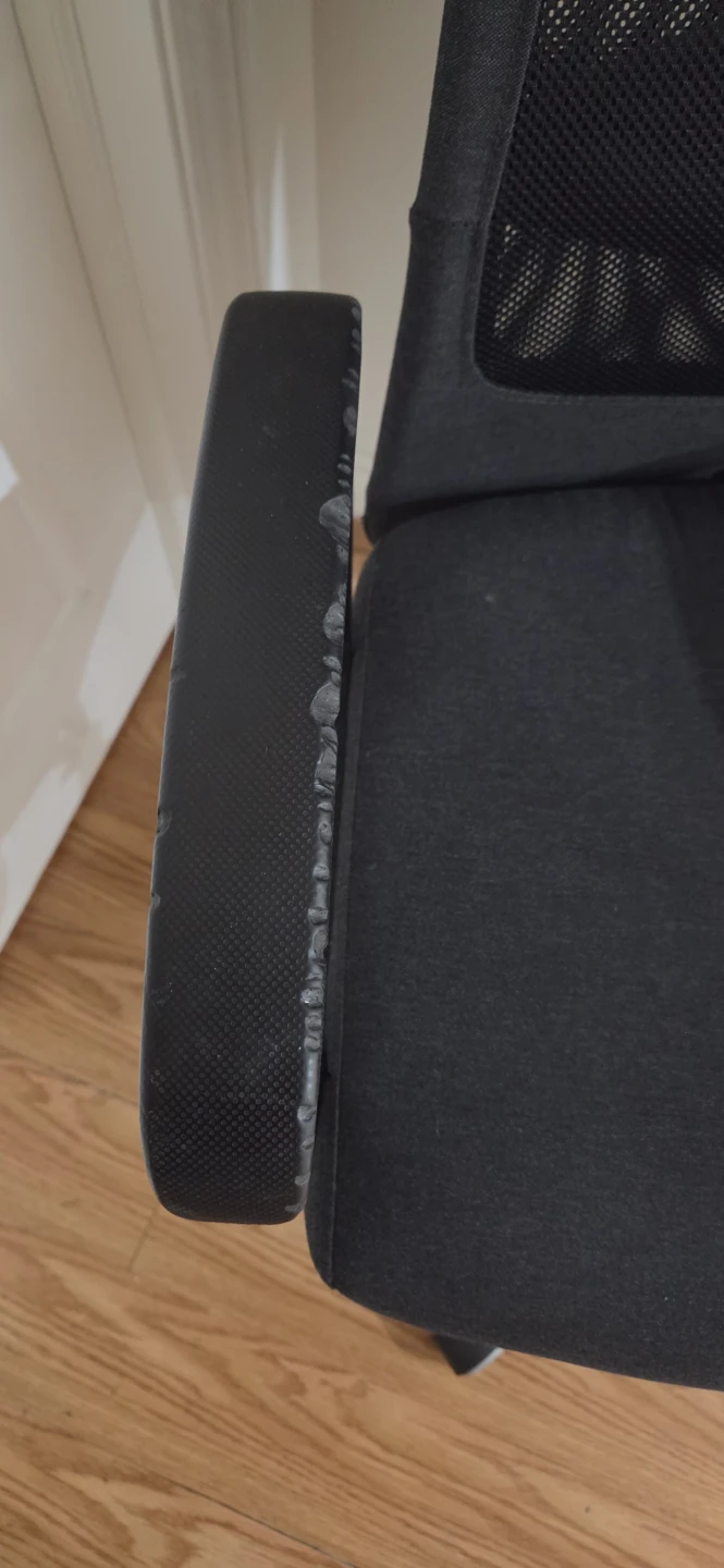 IKEA MARCUS large Black Mesh Back Office Chair. - photo 4