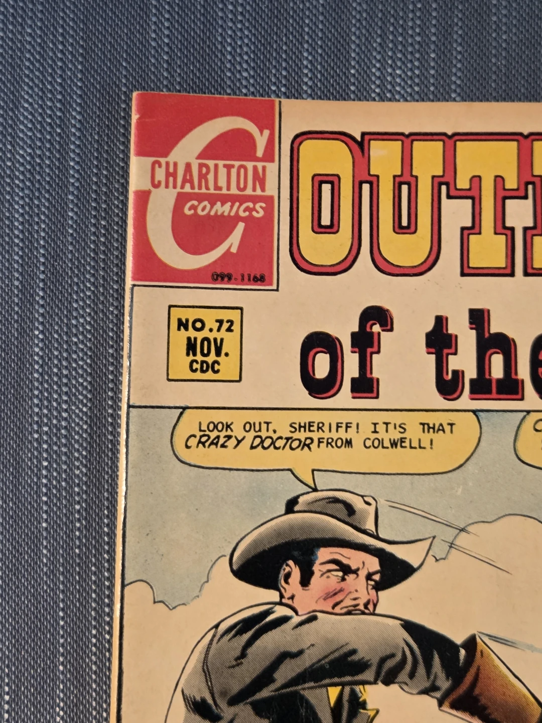 Charlton Comics Outlaws of the West #72 Nov. CDC - photo 2