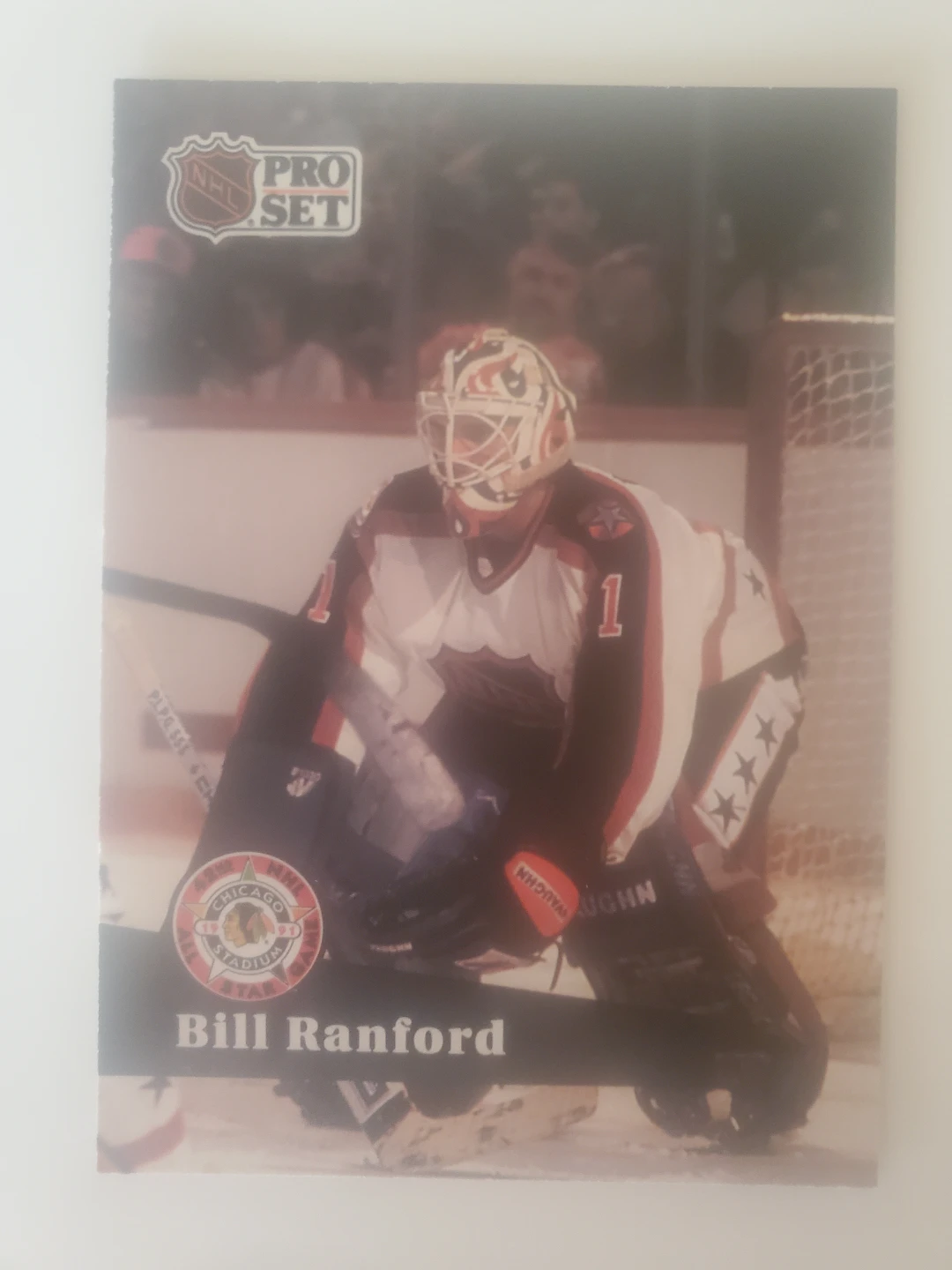 1991 Pro Set Bill Ranford Hockey Card 283