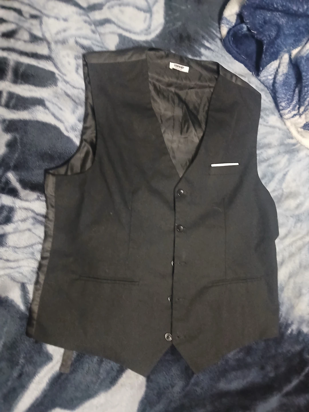 COOFANDY Black Vest