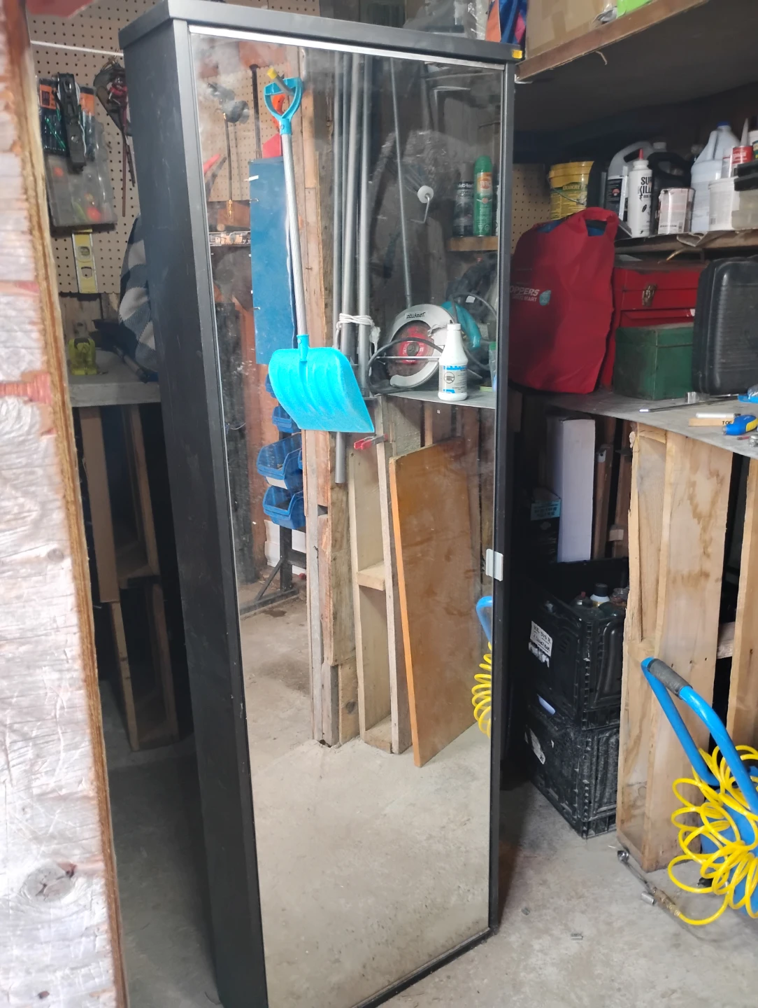 Tall Mirrored Cabinet