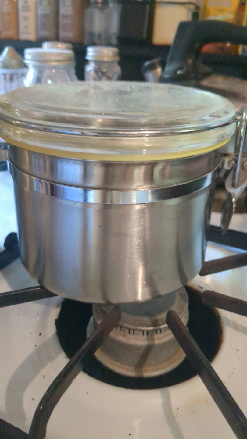 Stainless Steel Canister with Clasp Lid - photo 4