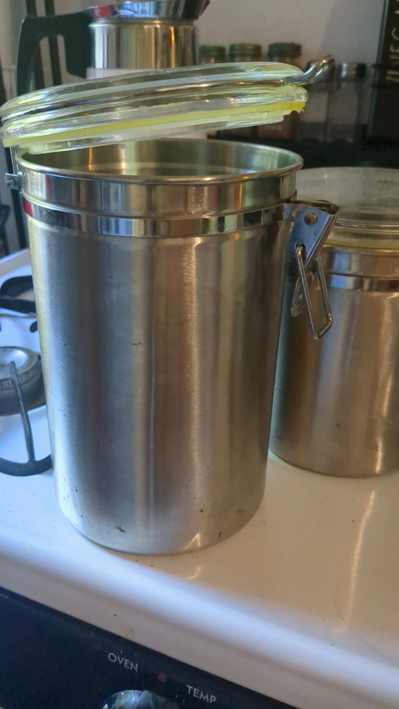 Stainless Steel Canister with Clasp Lid - photo 5