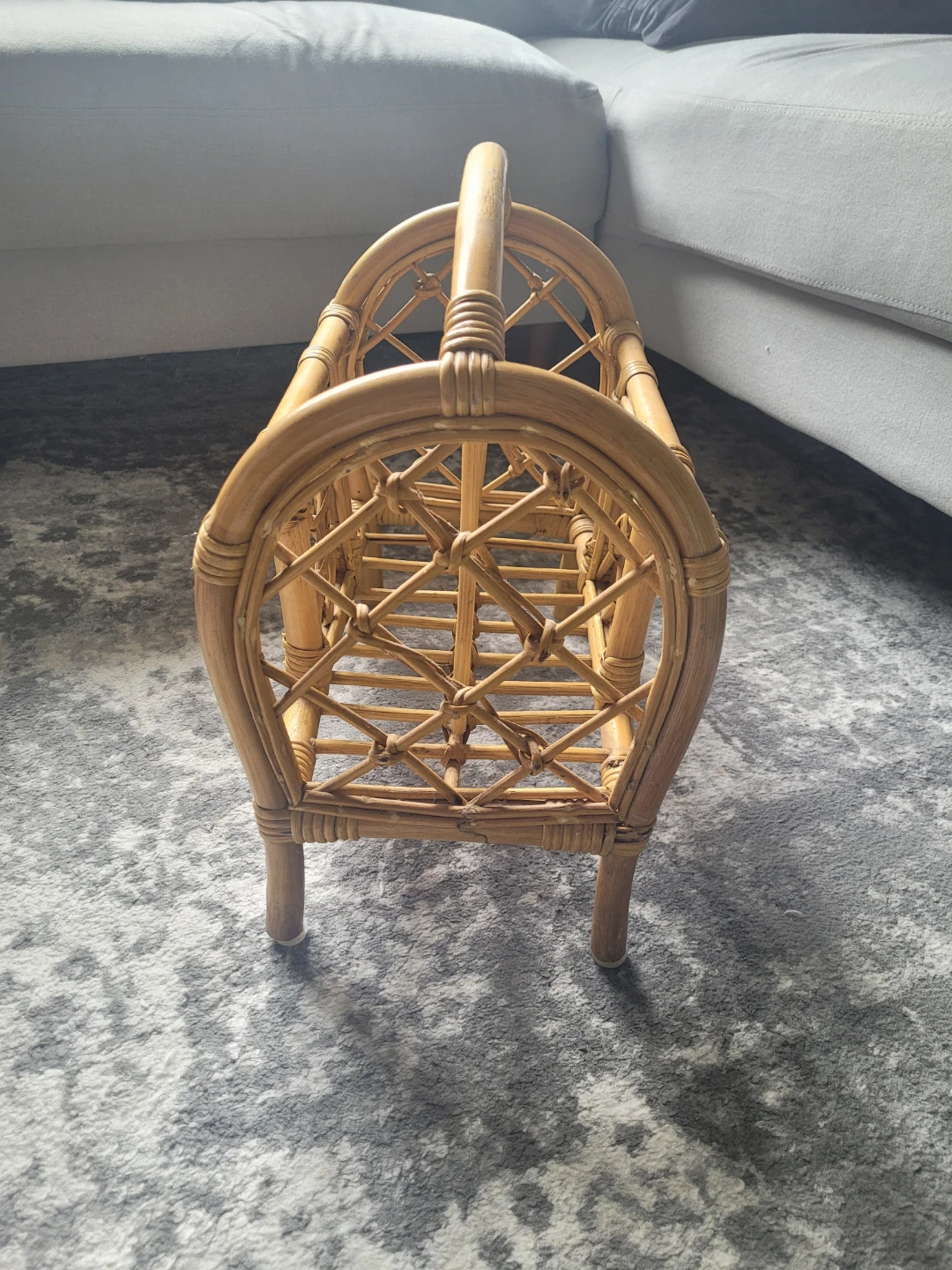 Wicker Magazine Rack - photo 2
