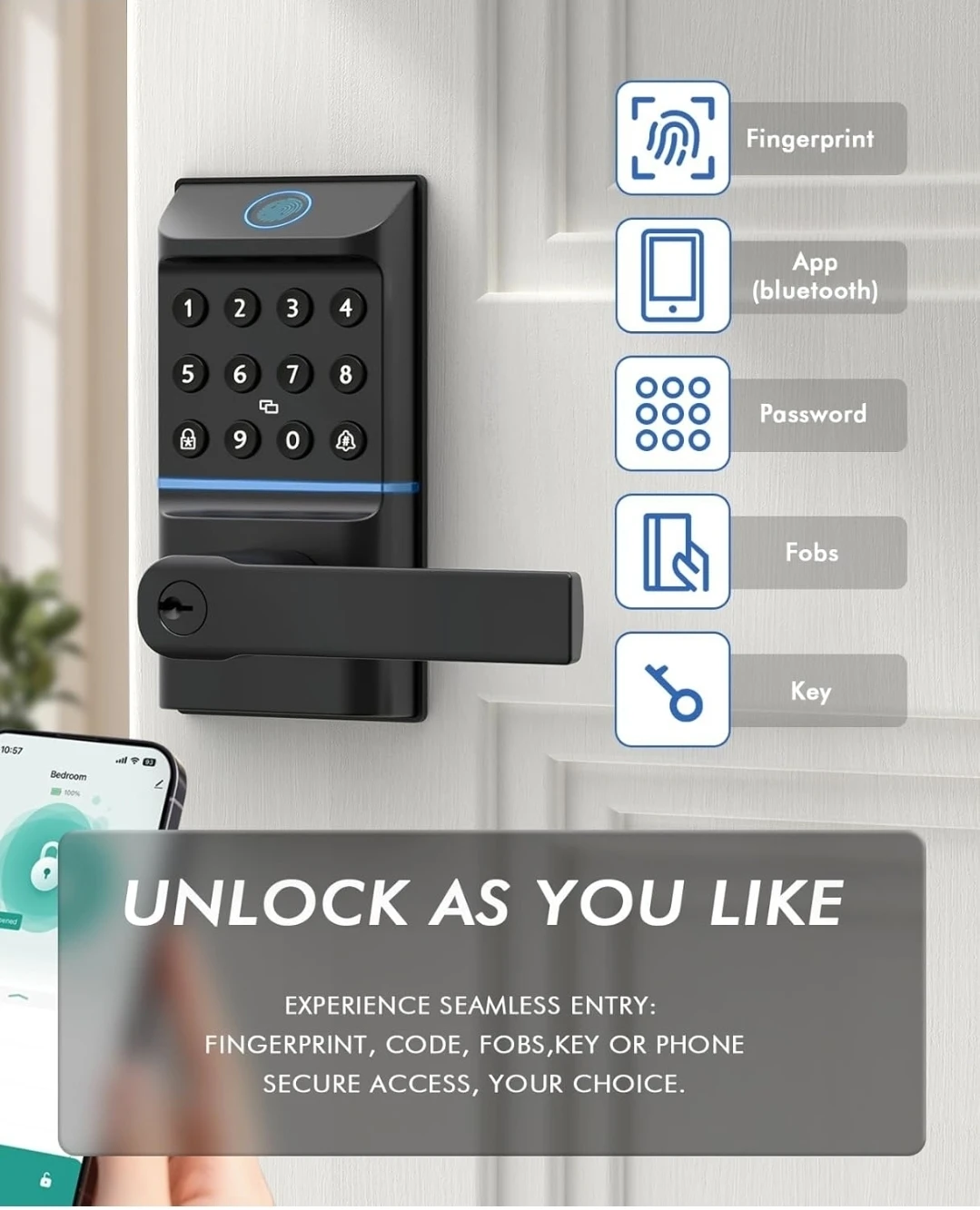Smart Fingerprint Door Lock - photo 3