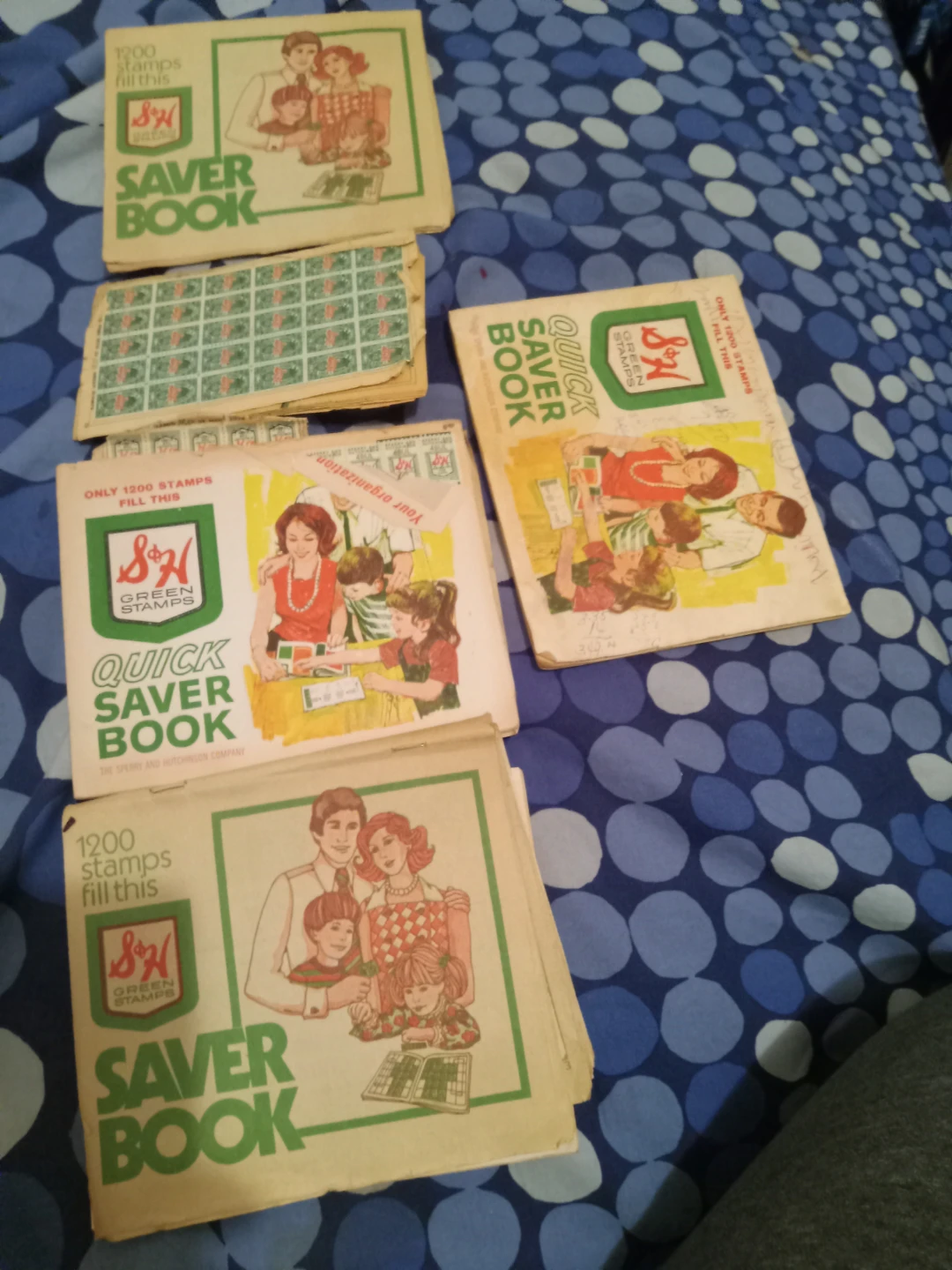 S&H Green Stamps Saver Books
