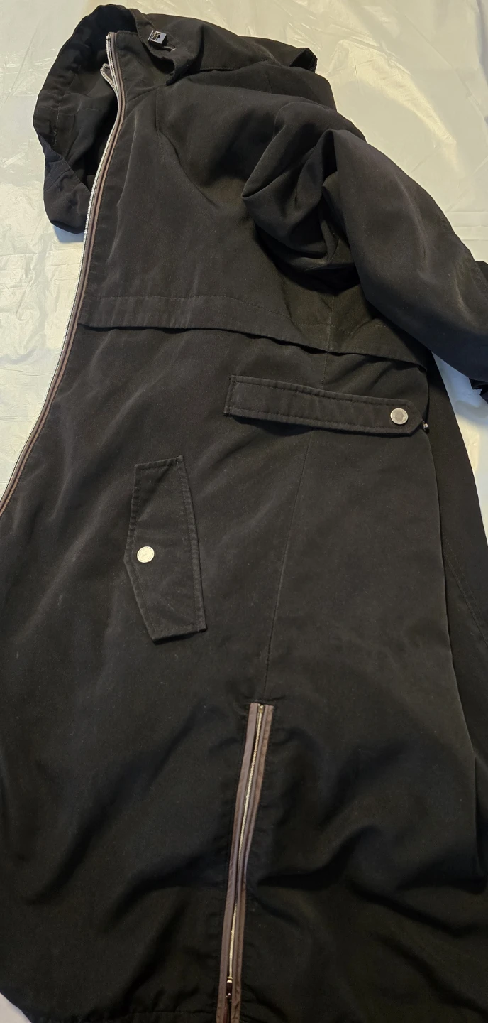 Hilary Radley Black Hooded Jacket - Large - photo 2