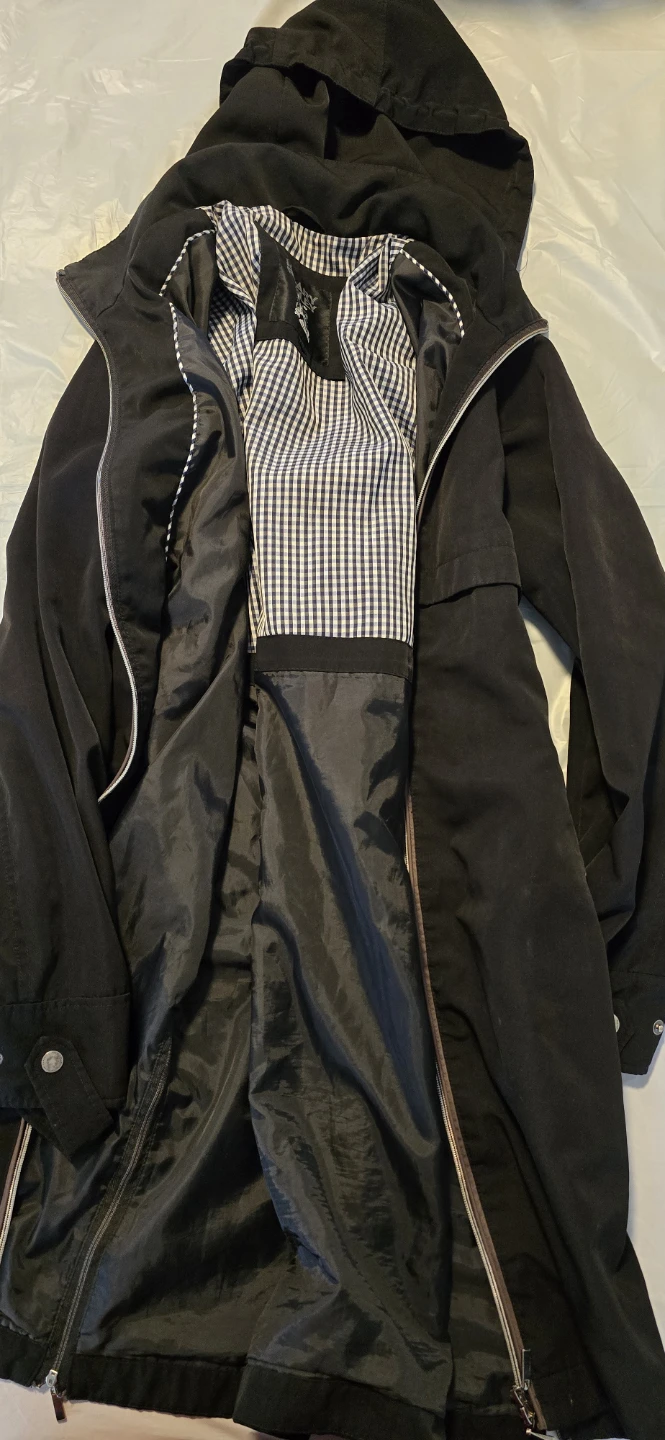 Hilary Radley Black Hooded Jacket - Large - photo 3