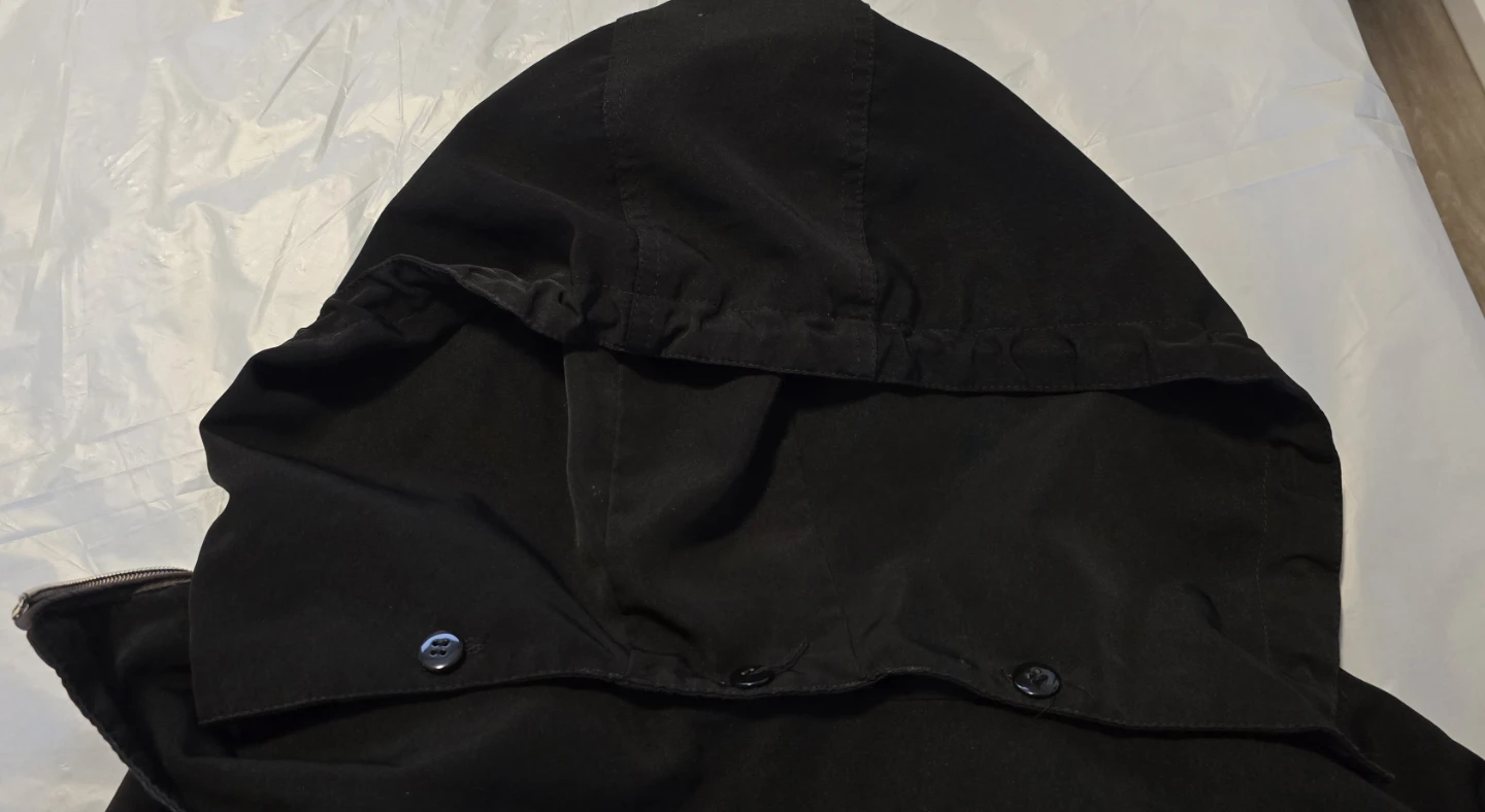 Hilary Radley Black Hooded Jacket - Large - photo 4