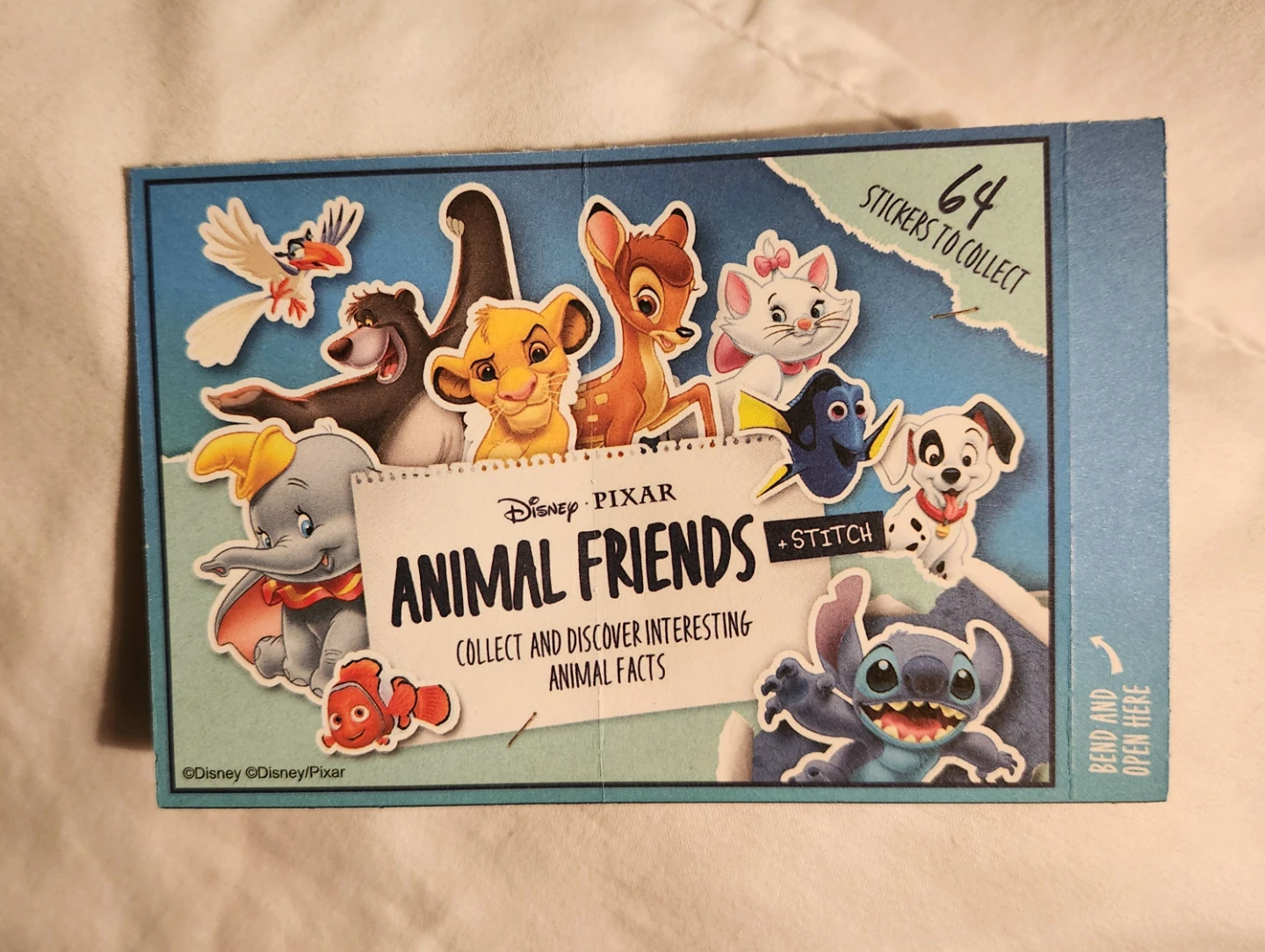 Zehrs Disney Pixar Animal Friends Stickers