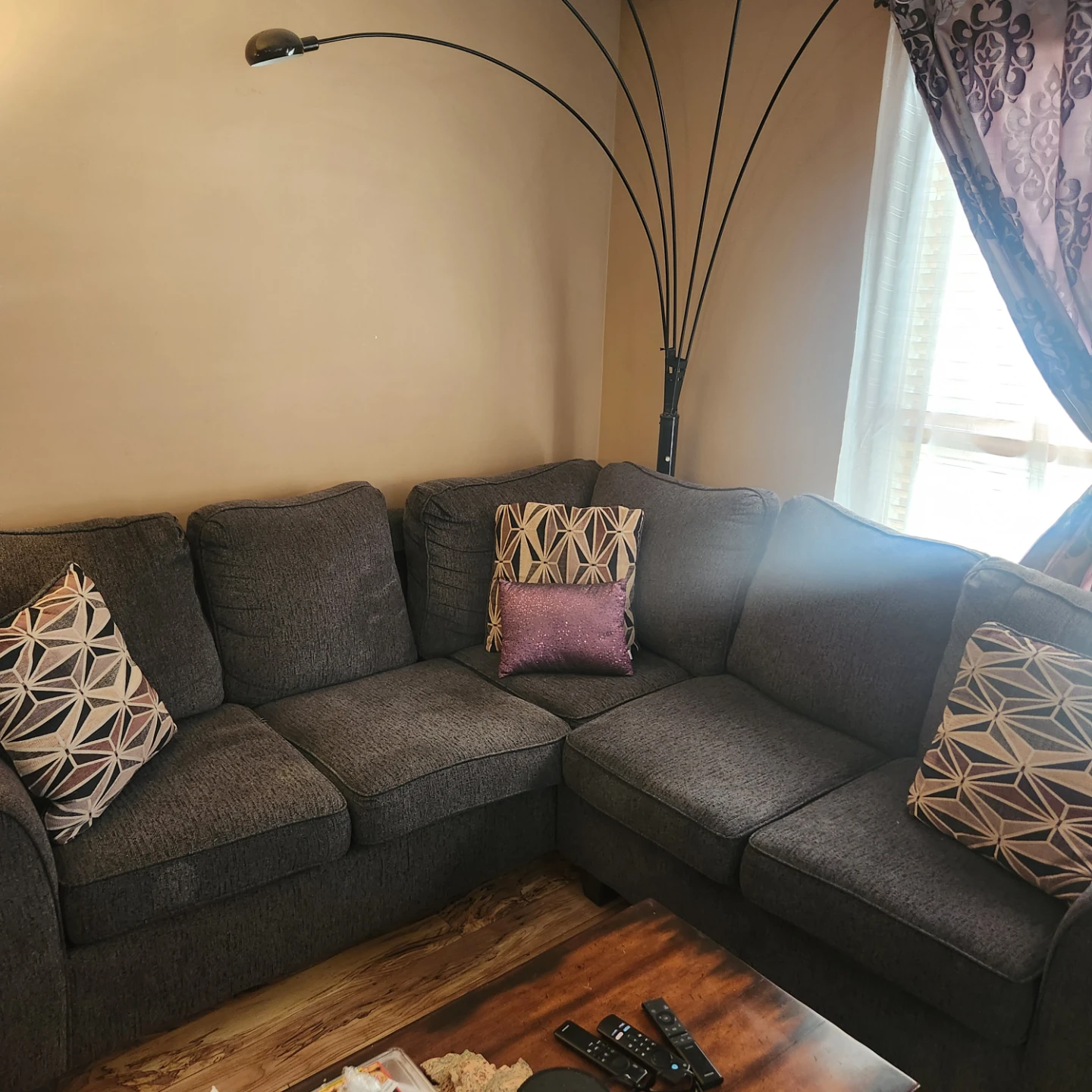 Dark Grey Sectional Sofa