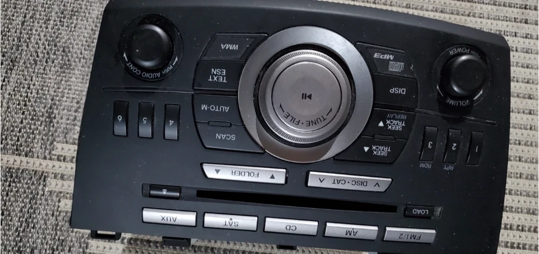 Car Stereo Receiver with CD, AM/FM, and AUX Input