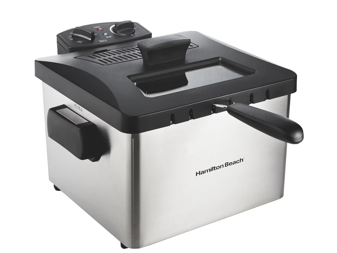 Hamilton Beach Stainless Steel Deep Fryer with Baskets