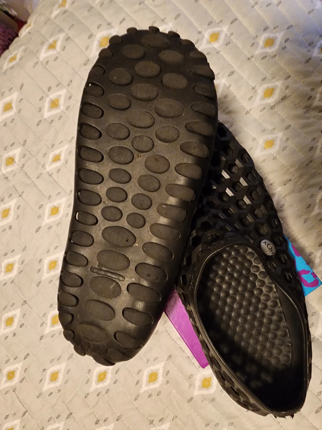 Black Mesh Water Shoes - Size 9 - photo 2
