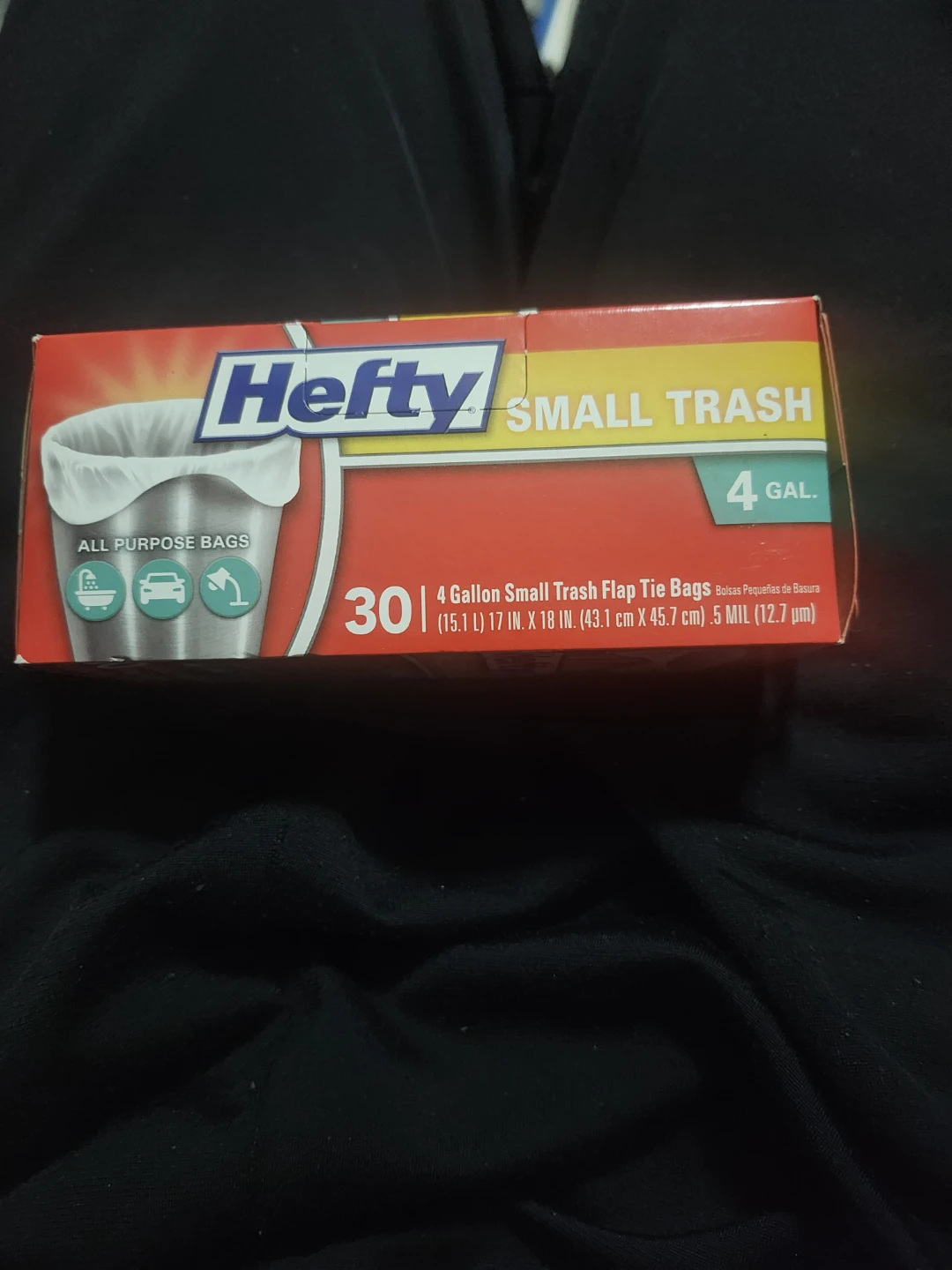 Hefty 4 Gallon Small Trash Bags - 30 Count