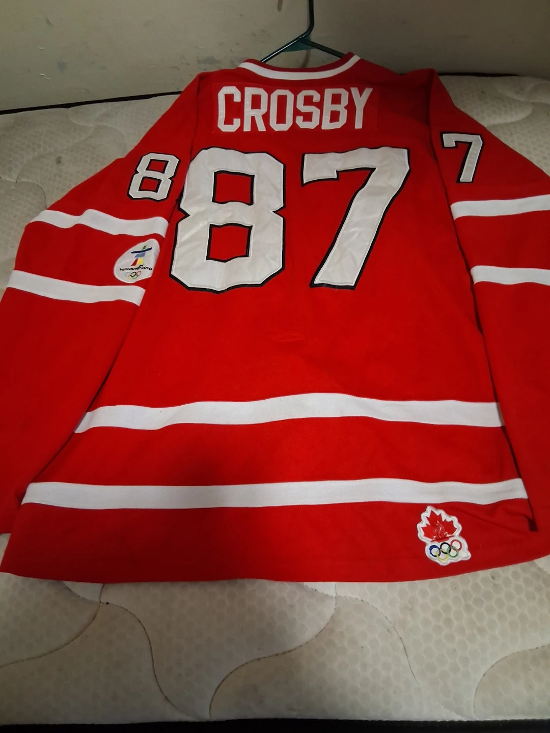 Red Crosby 87 Hockey Jersey - photo 2
