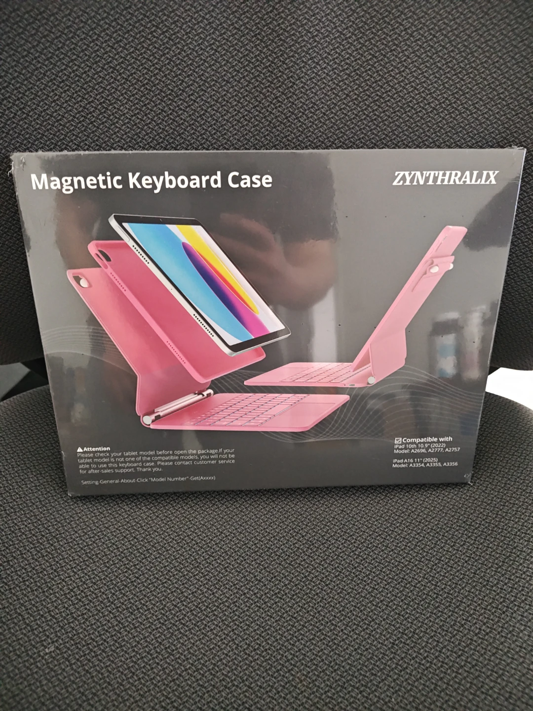 Magnetic Keyboard Case with Detachable Back for iPad