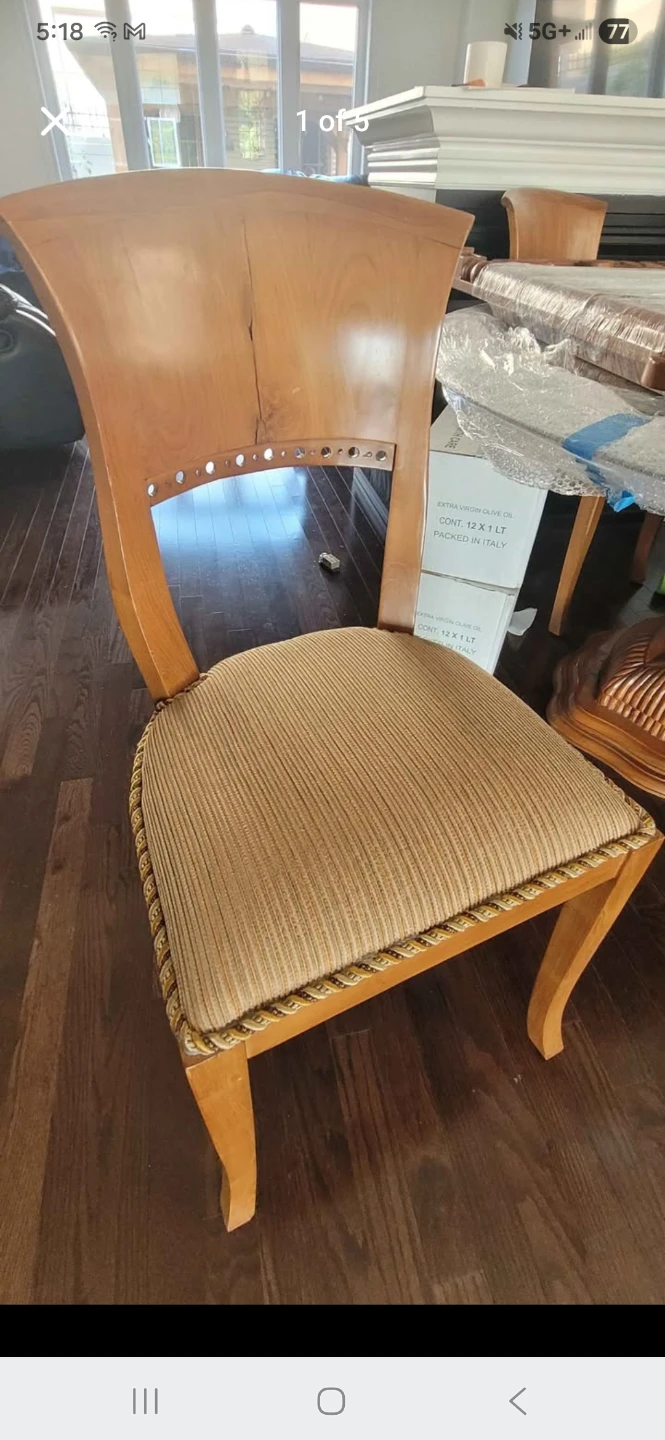 Wooden Desk and Chair Set - photo 4