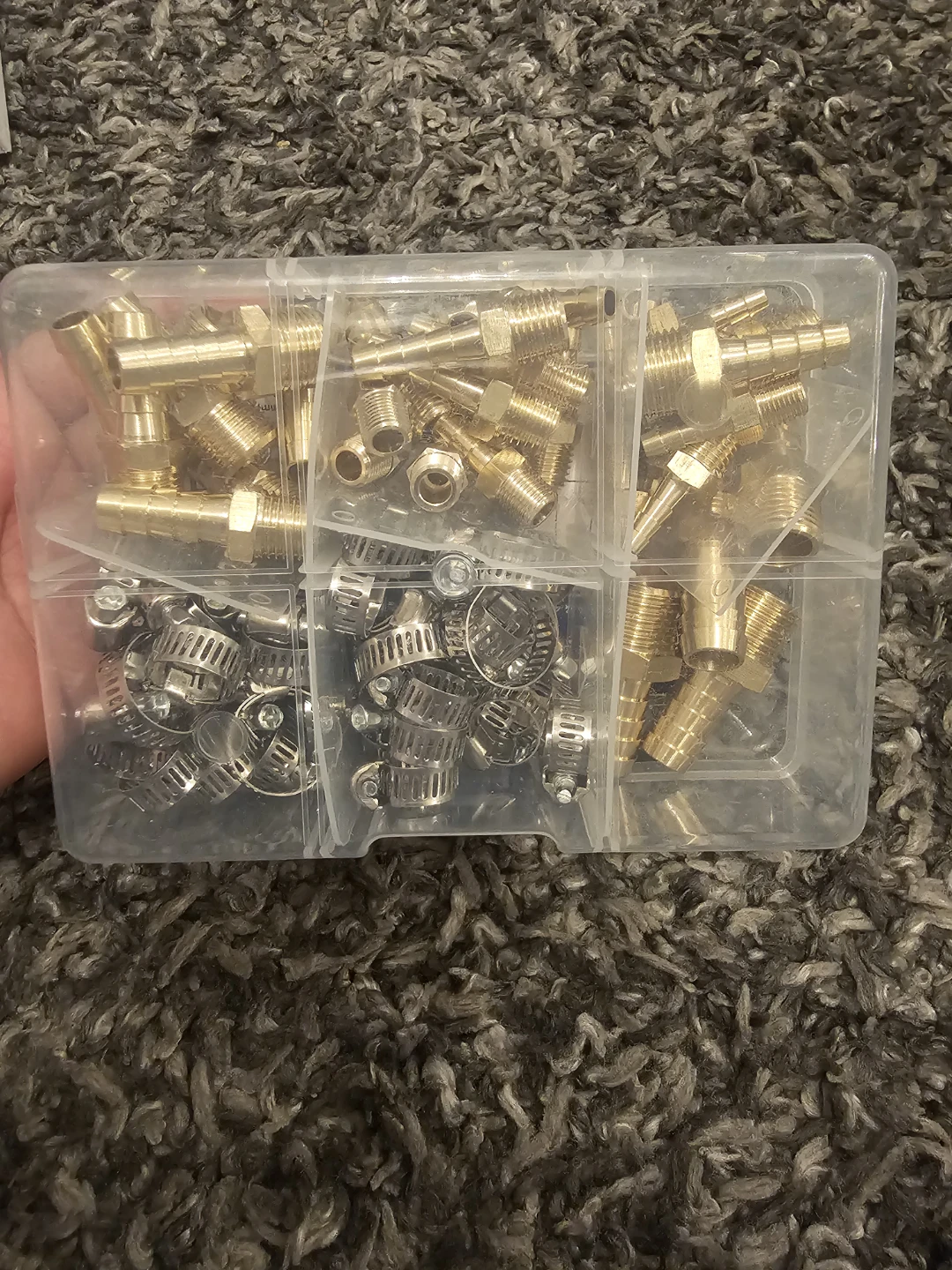 Brass Hose Barb Fittings Kit - 32 Pcs - photo 2