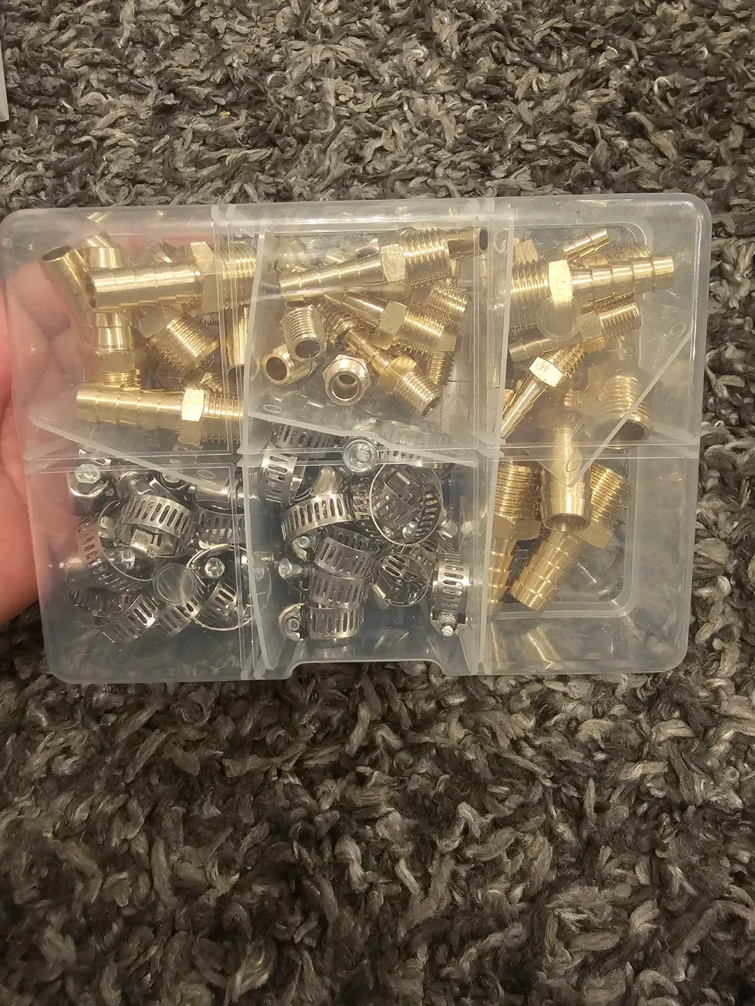 Brass Hose Barb Fittings Kit - 32 Pcs - photo 2