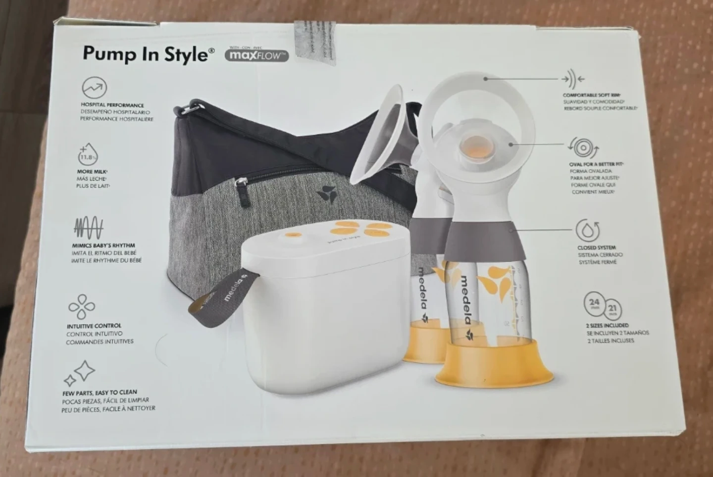 Medela MaxFlow Pump Setup + BRAND NEW Wearable Kit & Extras