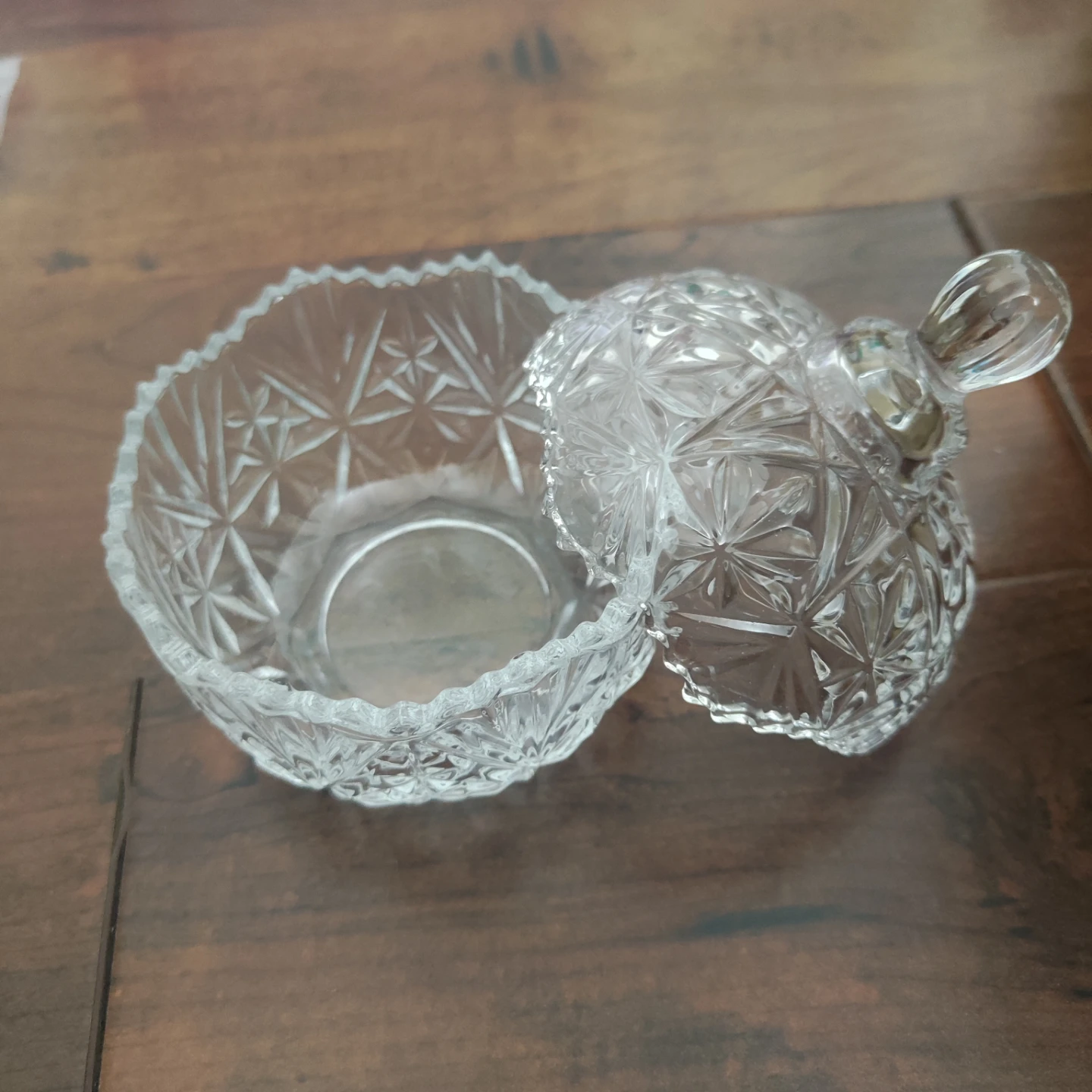 Crystal Candy Dish with Lid