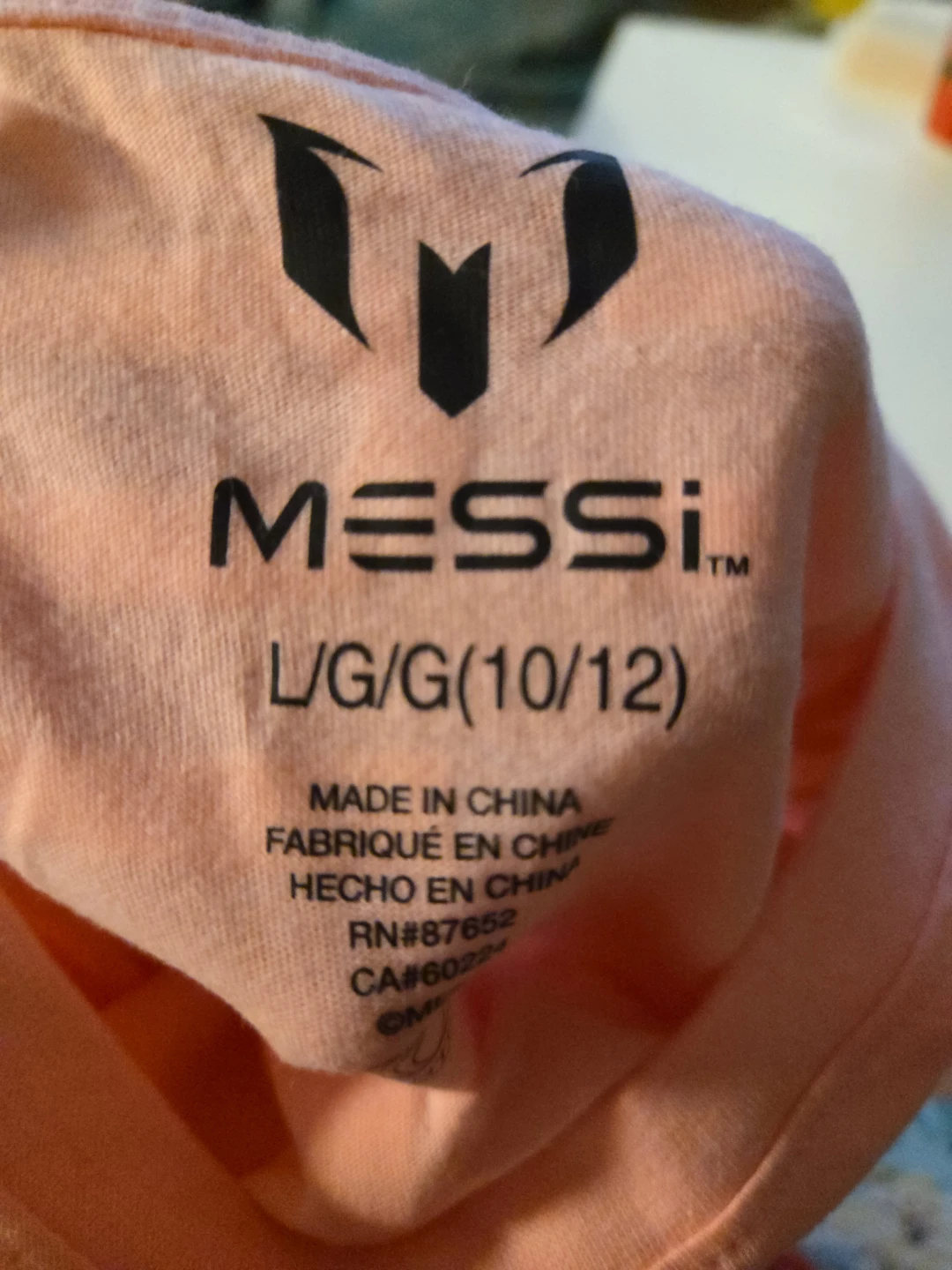 Messi Kids T-Shirt L/G/G (10/12) Pink - photo 2