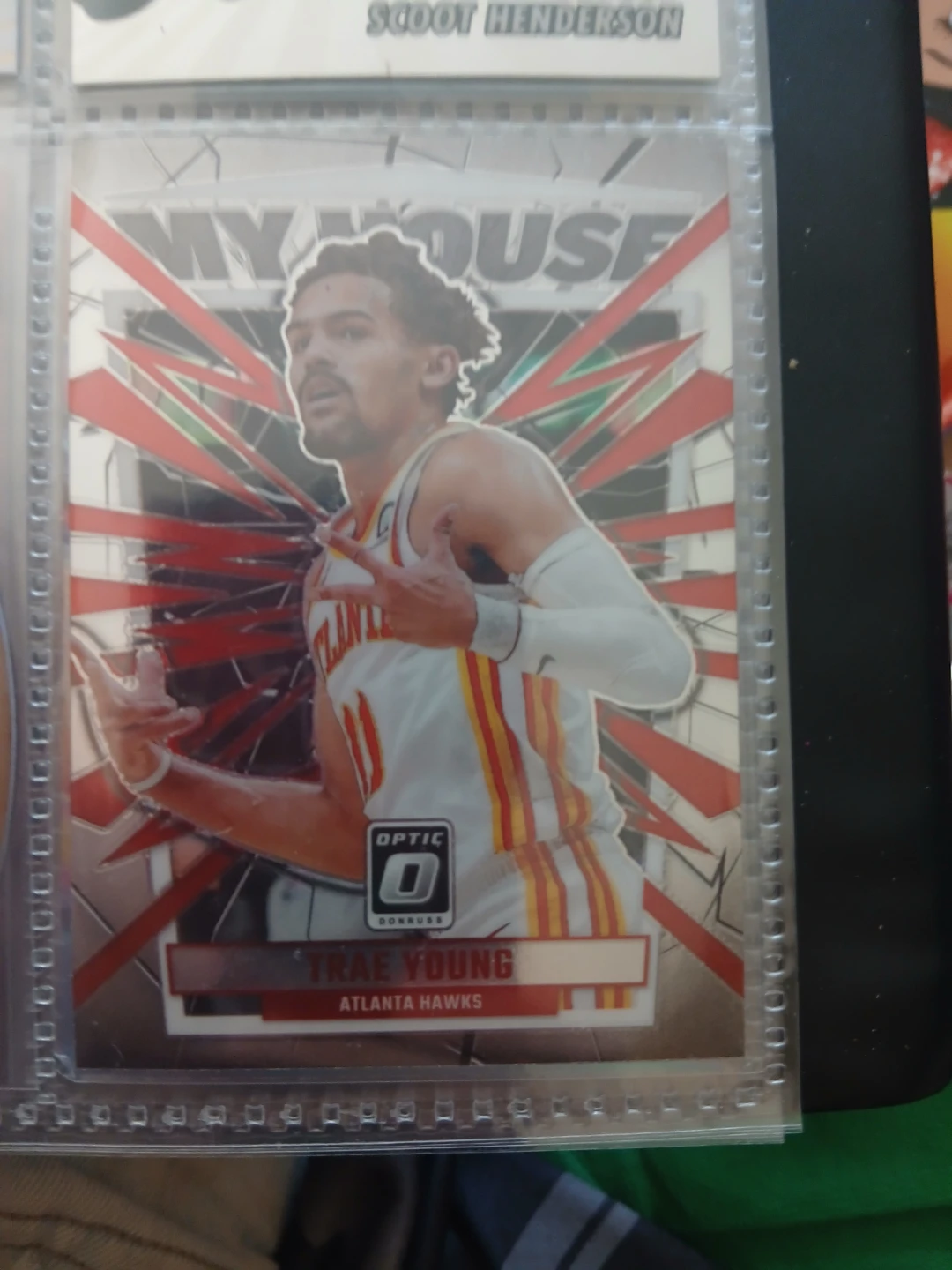 2023 Panini Prizm Optic Trae Young Atlanta Hawks Basketball Card