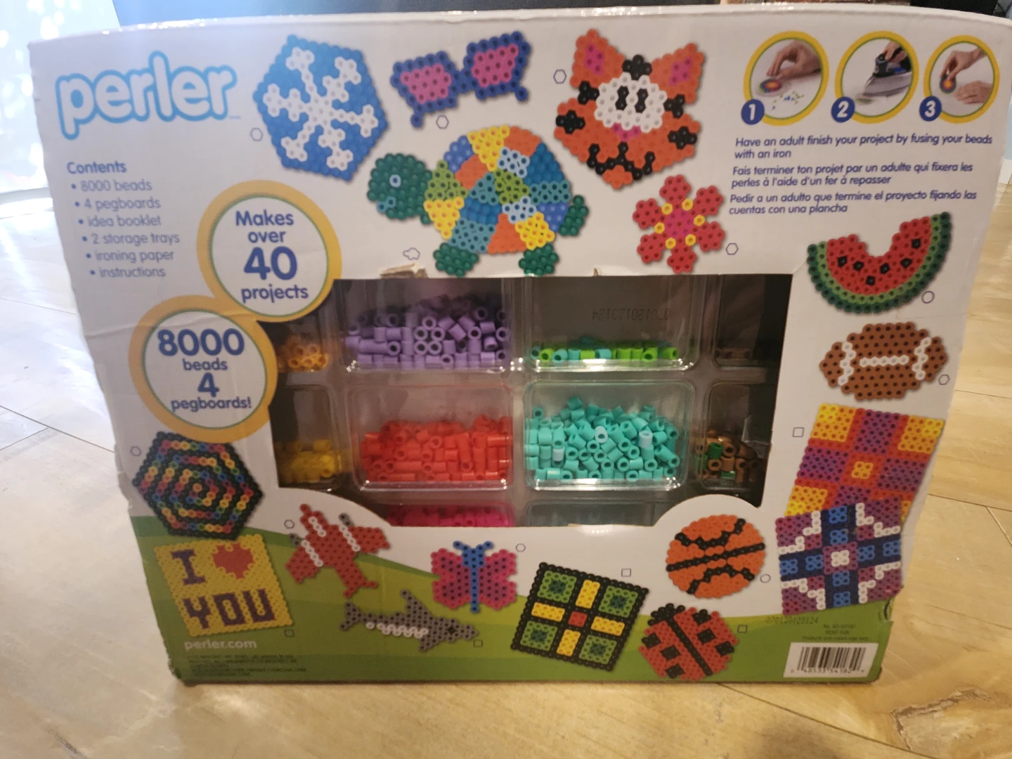 Perler Melty Beads and Boards