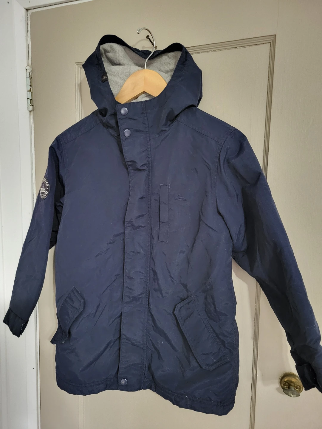 Quiksilver Boys' Navy Blue Winter Jacket