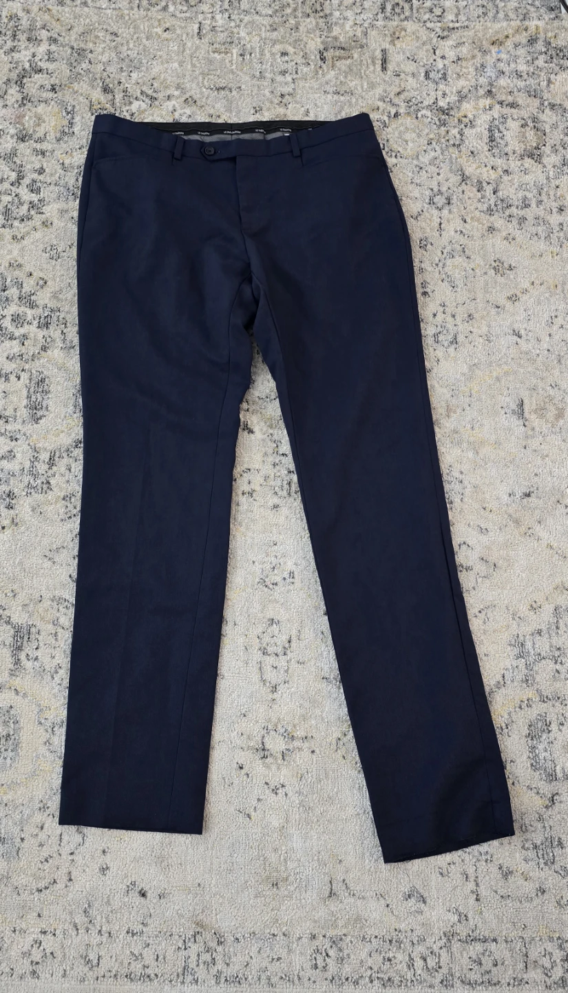 Le Château Navy Slim Leg Pants - Size 34