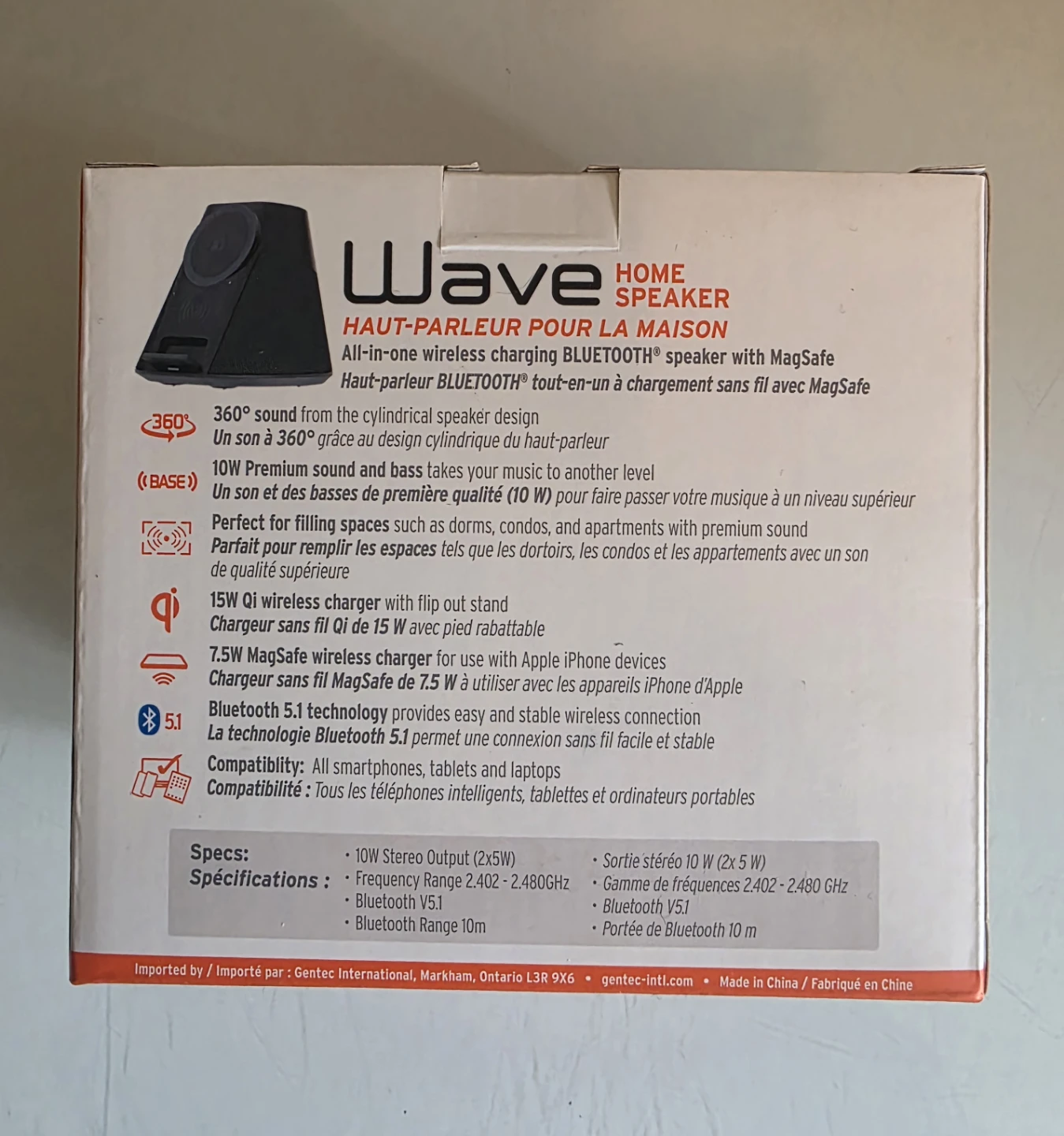 iQ Wave Home Speaker with 15W MagSafe Wireless Charging - photo 3