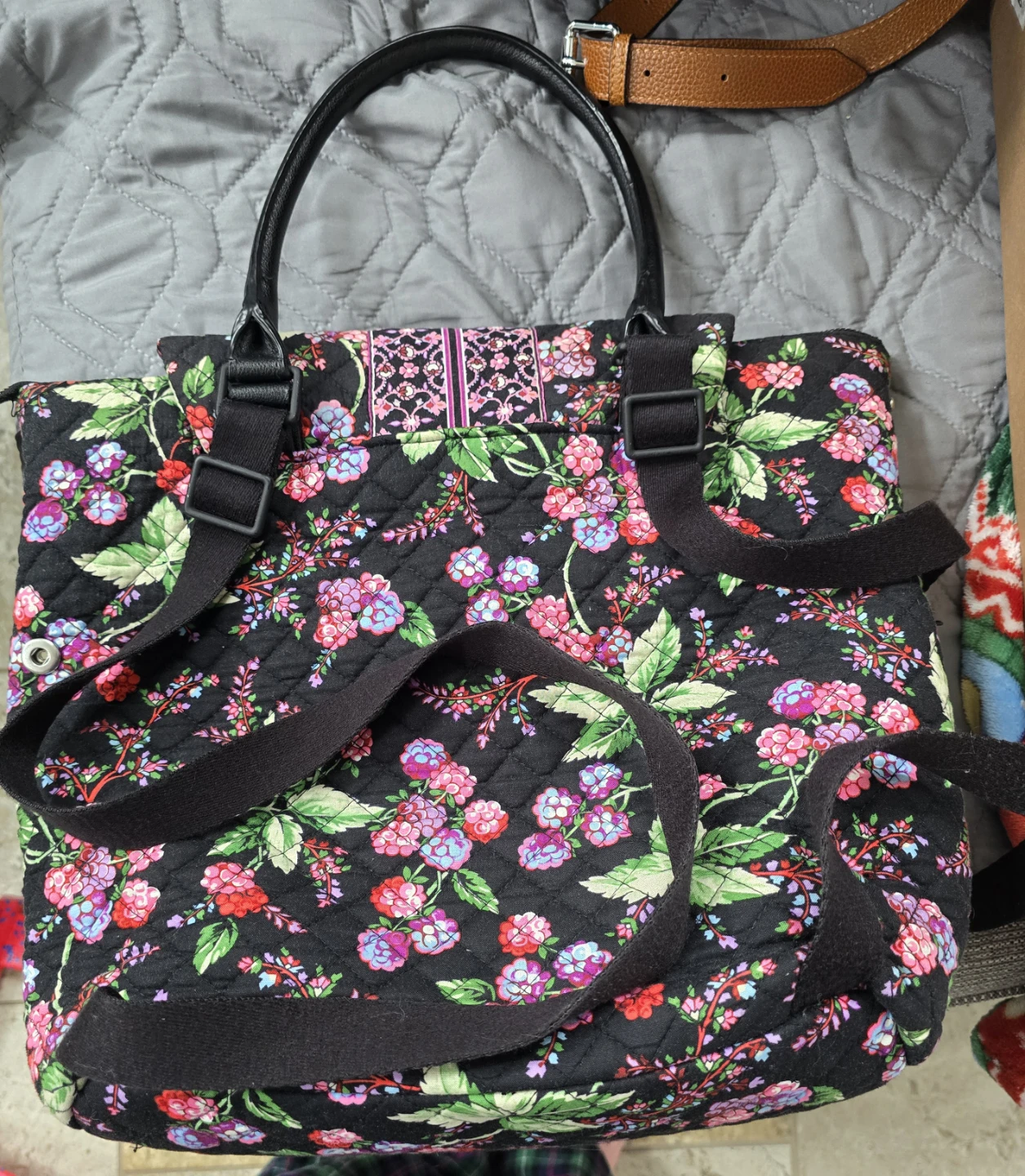 Vera Bradley Quilted Floral Tote Bag - photo 2
