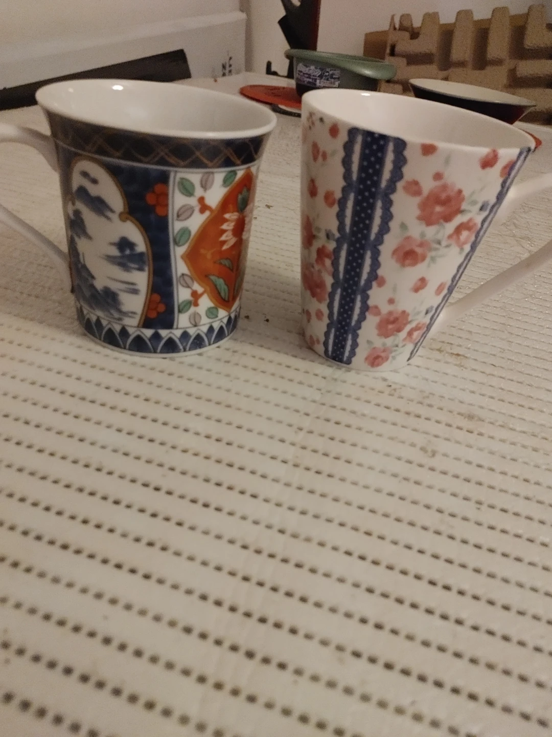 Two Decorative Mugs