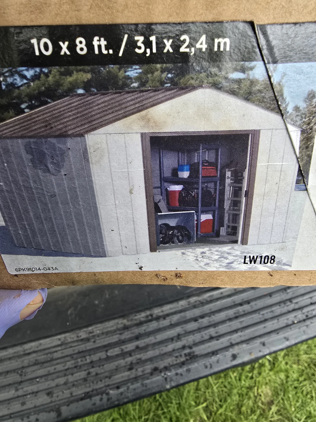 ARROW High Point 10x8 ft Galvanized Steel Shed - photo 2